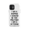 Veteran woman Tough Case for iPhone® - Image 4