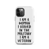Veteran woman Tough Case for iPhone® - Image 6