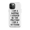 Veteran woman Tough Case for iPhone® - Image 7