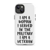 Veteran woman Tough Case for iPhone® - Image 13