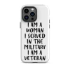 Veteran woman Tough Case for iPhone® - Image 15