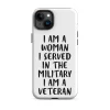 Veteran woman Tough Case for iPhone® - Image 17