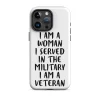 Veteran woman Tough Case for iPhone® - Image 19