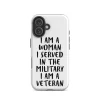 Veteran woman Tough Case for iPhone® - Image 20