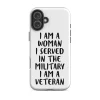Veteran woman Tough Case for iPhone® - Image 21