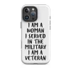 Veteran woman Tough Case for iPhone® - Image 23