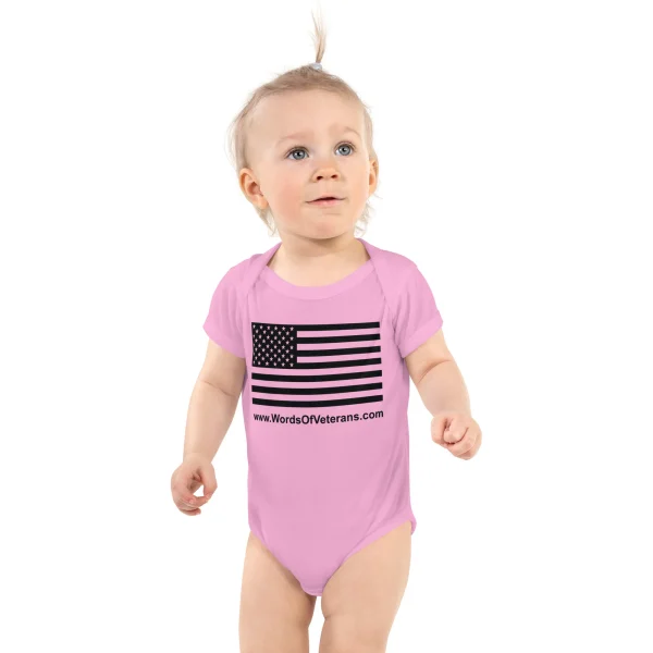 American Flag Infant bodysuit