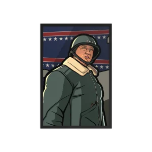 General Patton Framed poster