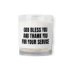 Thanks Veteran Glass Jar Wax Candle - Image 2