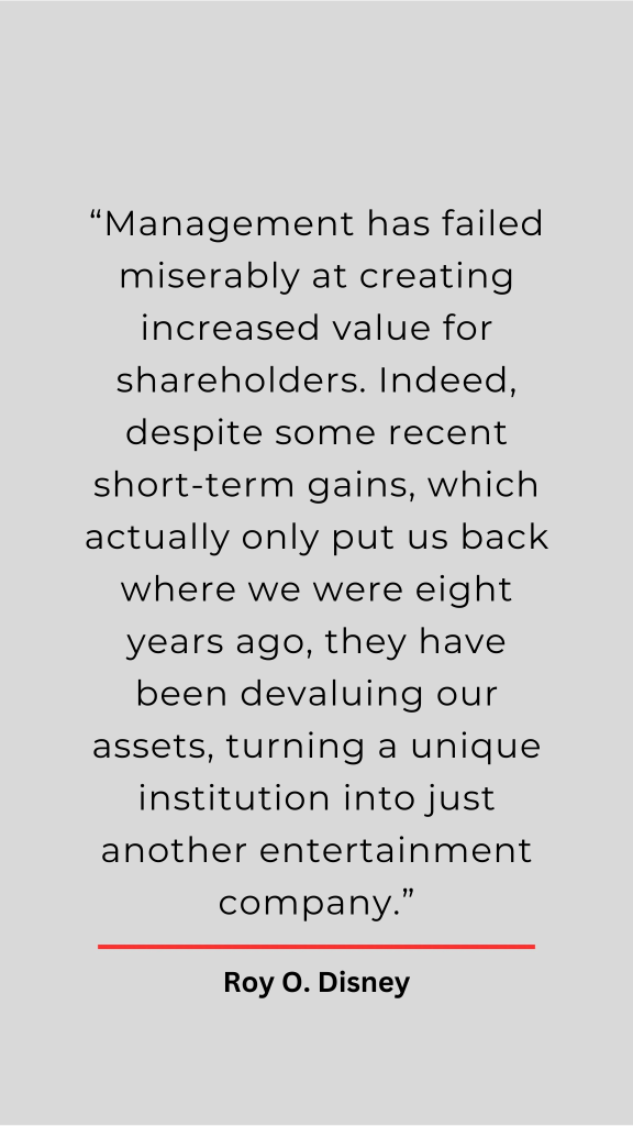 Roy O. Disney quote